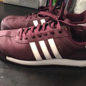 Adidas Samoa shoes (maroon)